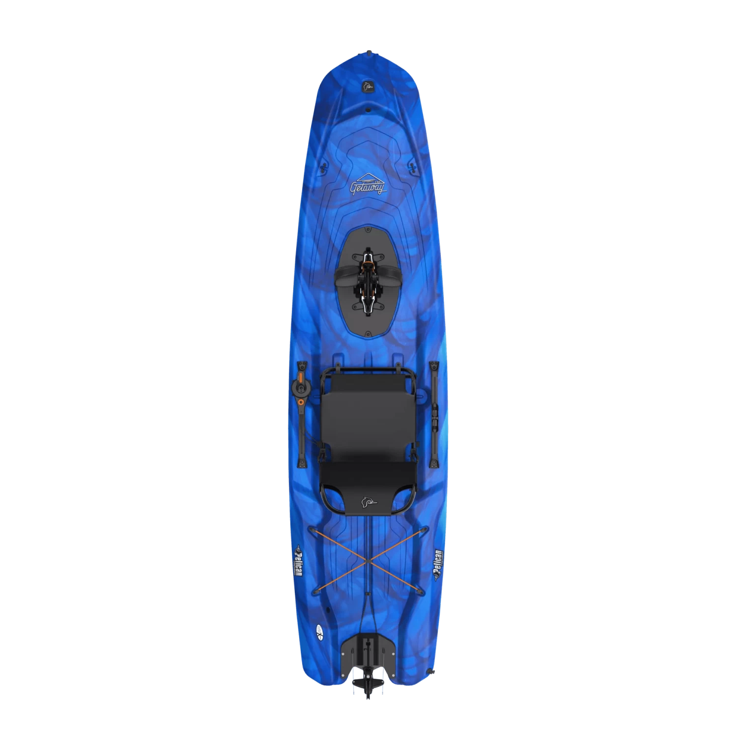Pelican Getaway 110 HDII Recreational Pedal Kayak 4 Pelican Getaway 110 HDII Recreational Pedal Kayak - Image 2